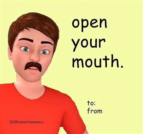 fake and gay valentines meme